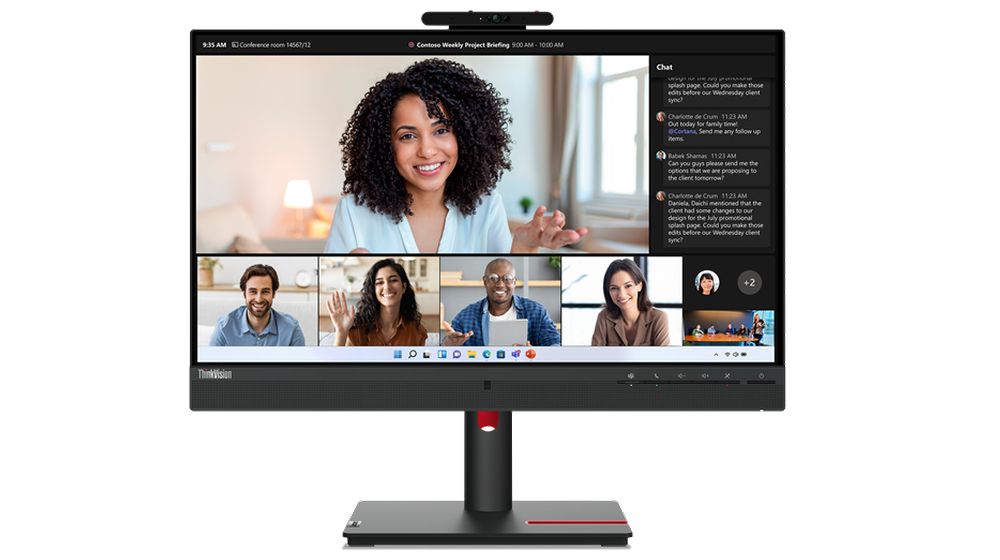 TS THINKVISION T24MV-30 23.8FHD IPS ETH WCAM+SPEAK [IMAGE 3]