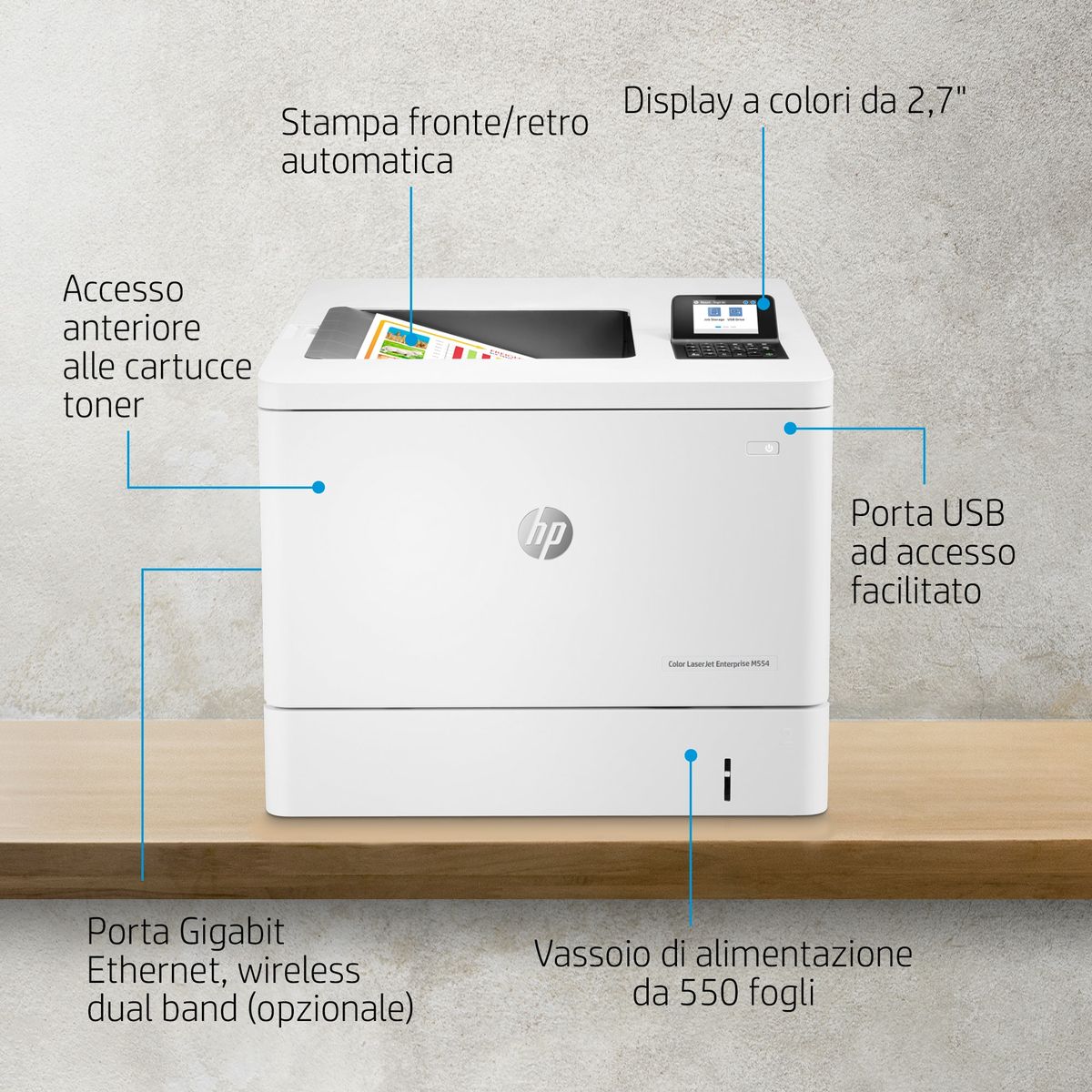 HP INC. HP COLOR LASERJET ENTERPRISE M554DN PRINTER VALUE