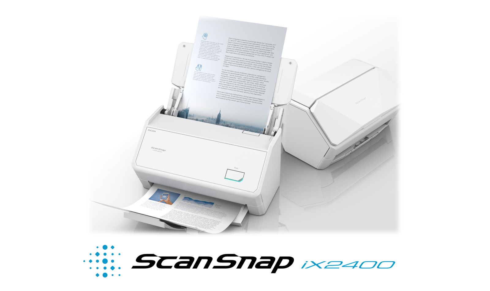 PFU SCANSNAP IX2400 - SCANNER A4 DA 45 PPM - BIANCO