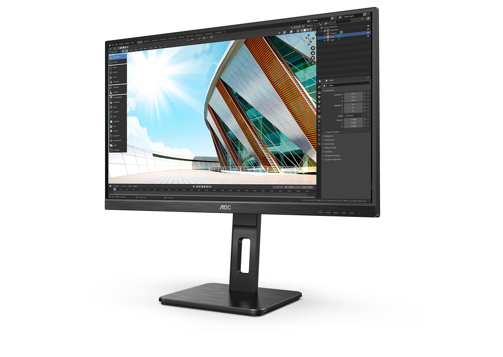 AOC 27 16.9 PRO-LINE BLACK FRAMELESS 1920X1080 75HZ