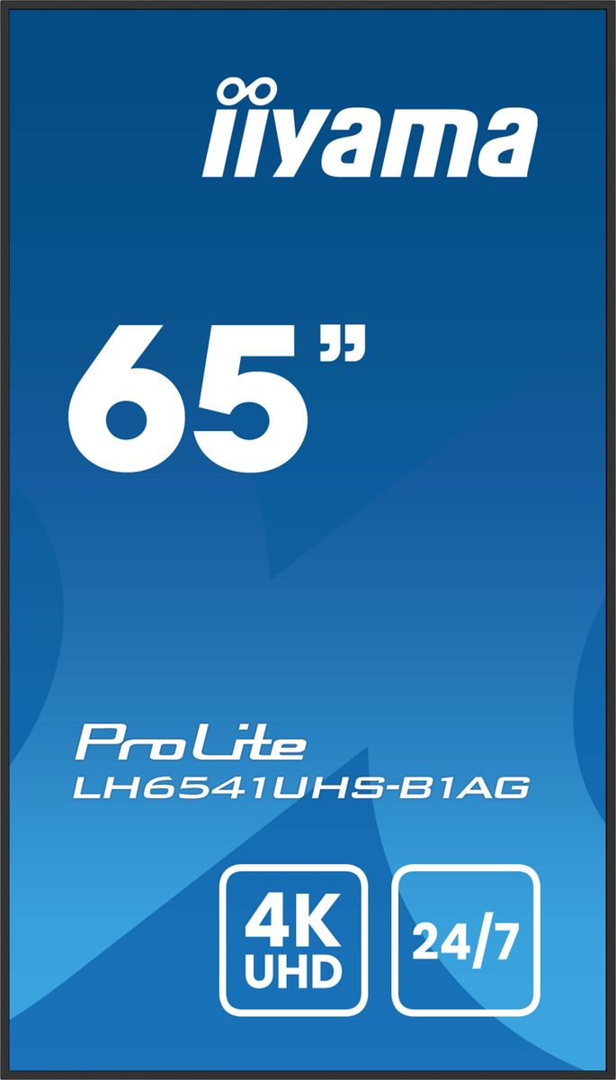 IIYAMA 65 4K UHD IPS 3x HDMI multimediale