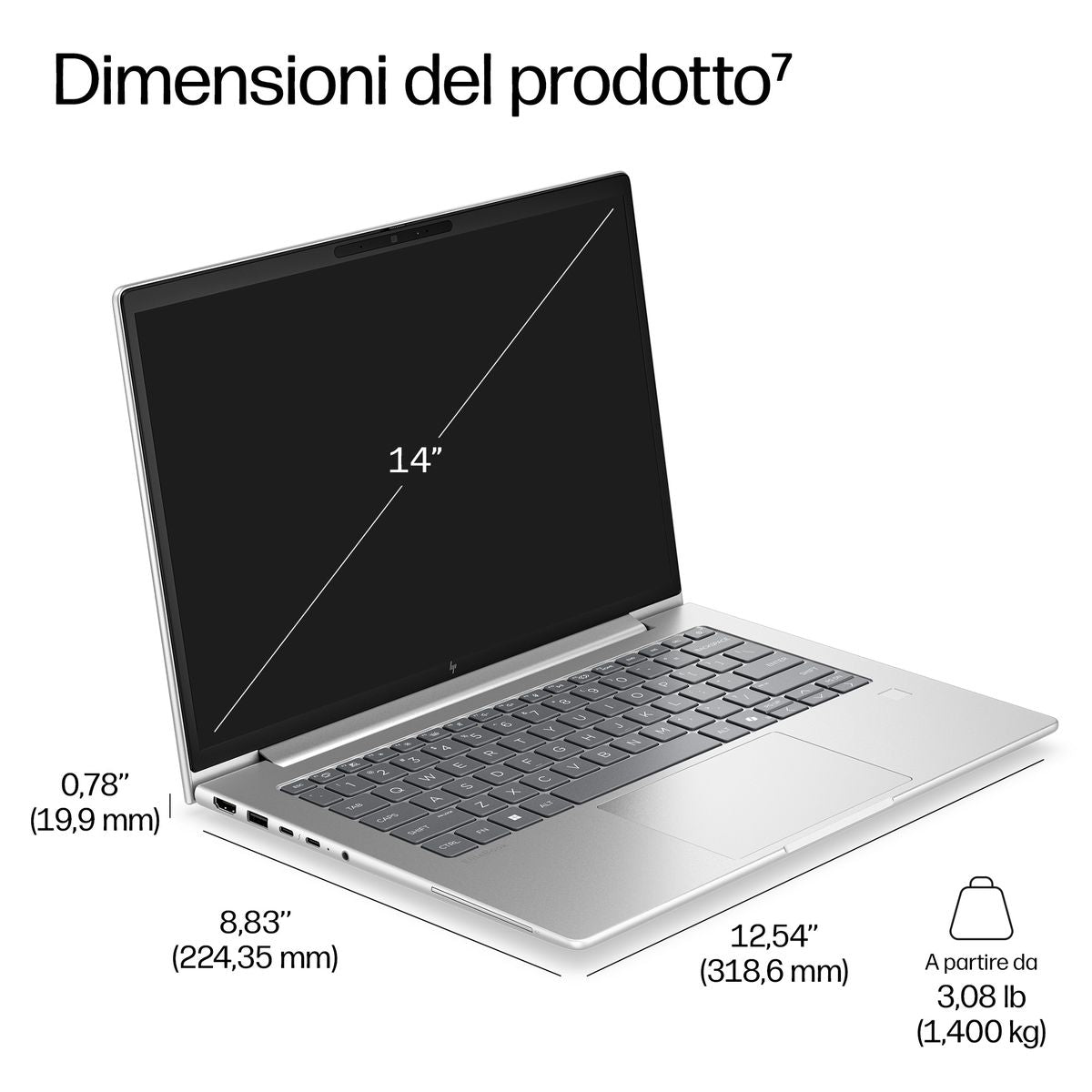 HP INC. EB 6 G2I 14 AI ULTRA 5 325 16/512 W11P 3YOFF