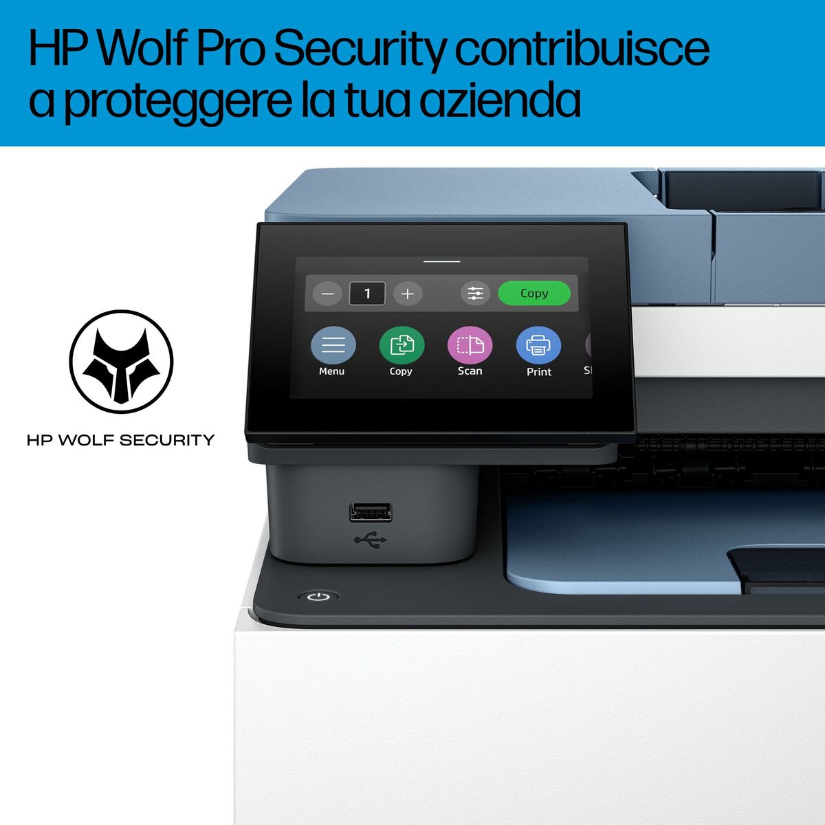 HP INC. HP CLR LJ PRO MFP 3302SDW 25PPM ETH WF F/R ADF 1YR