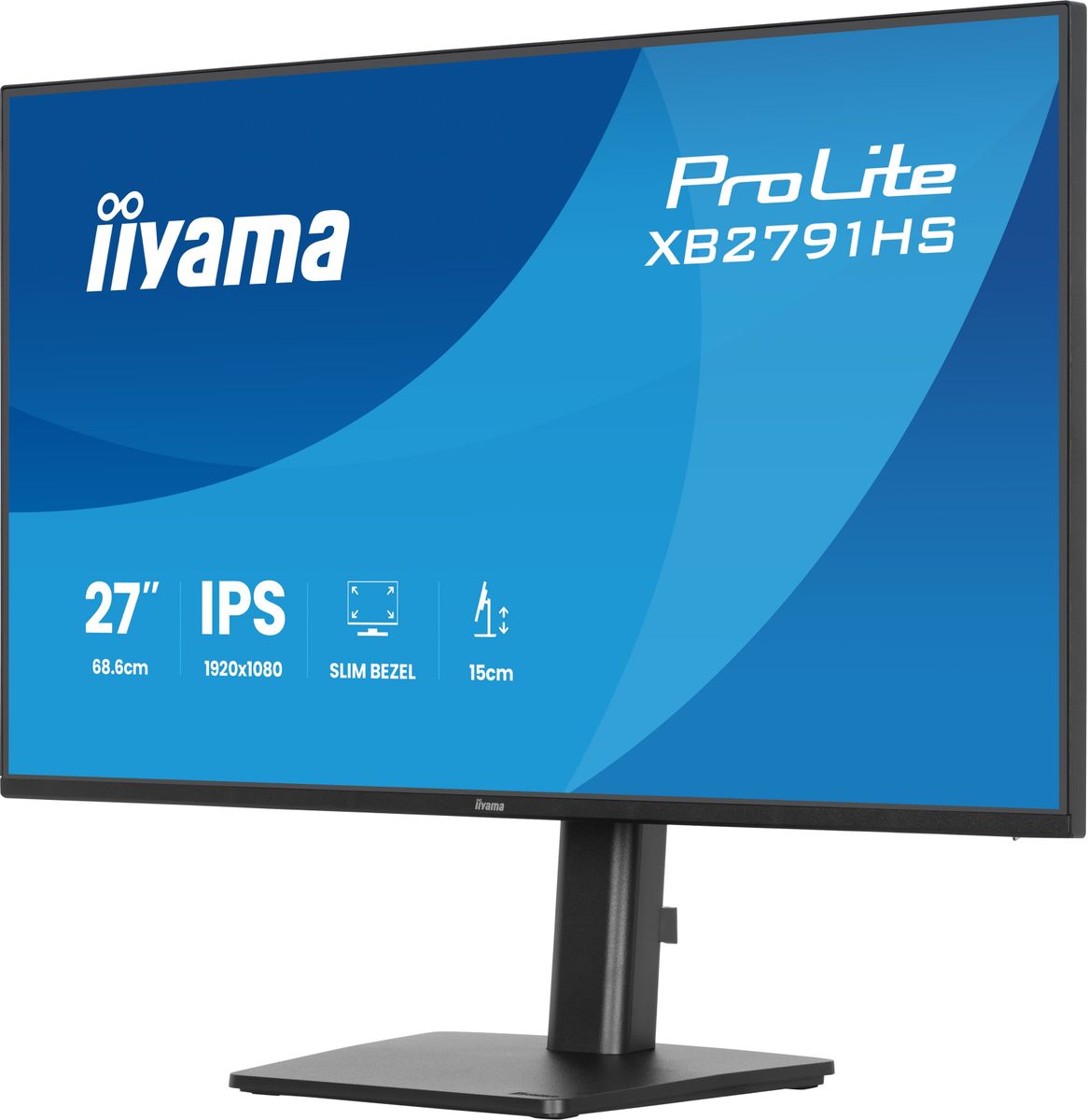 IIYAMA 27 IPS-panel, 1920x1080@120Hz HDMI, DisplayPort