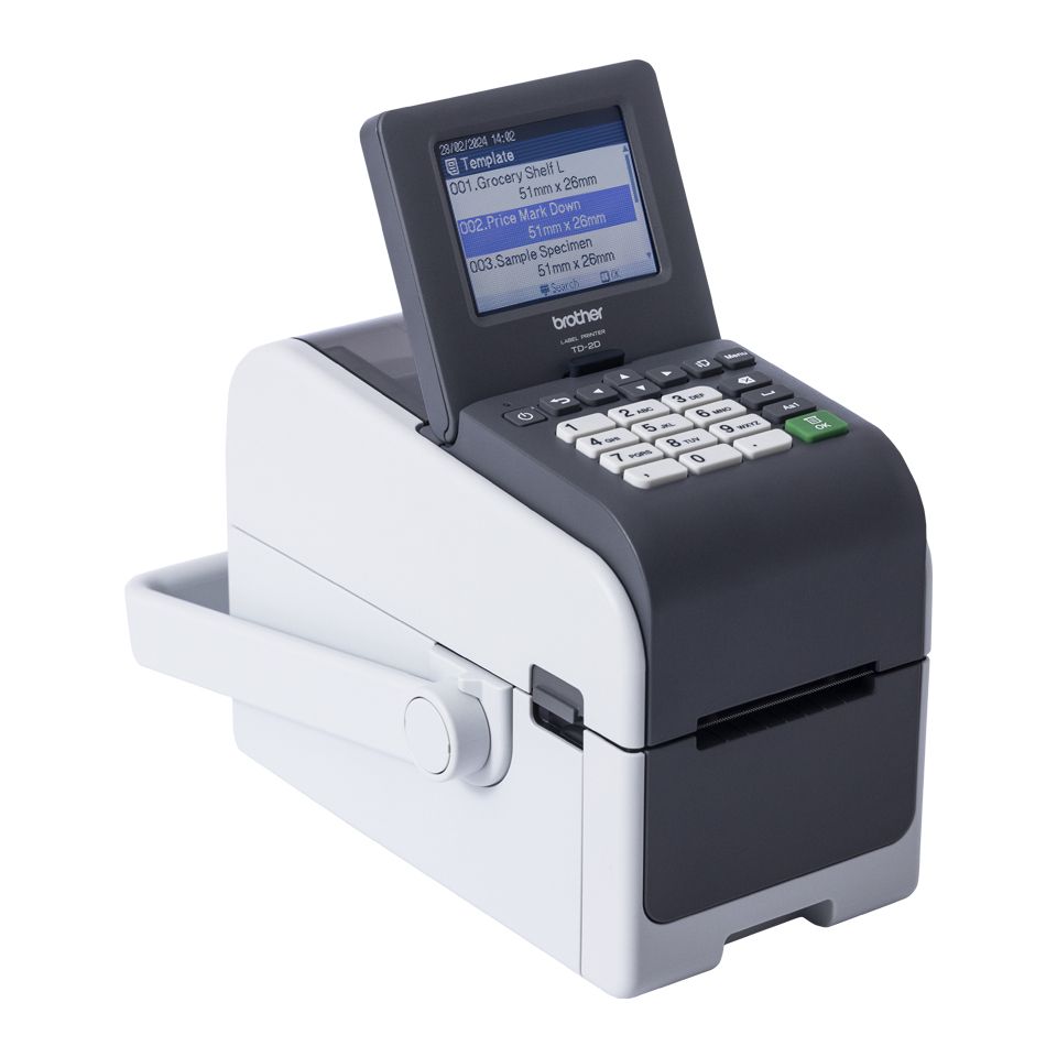 BROTHER TD2350D,2 ,ETHERNET, WIFI, LCD E TASTIERA,300DPI