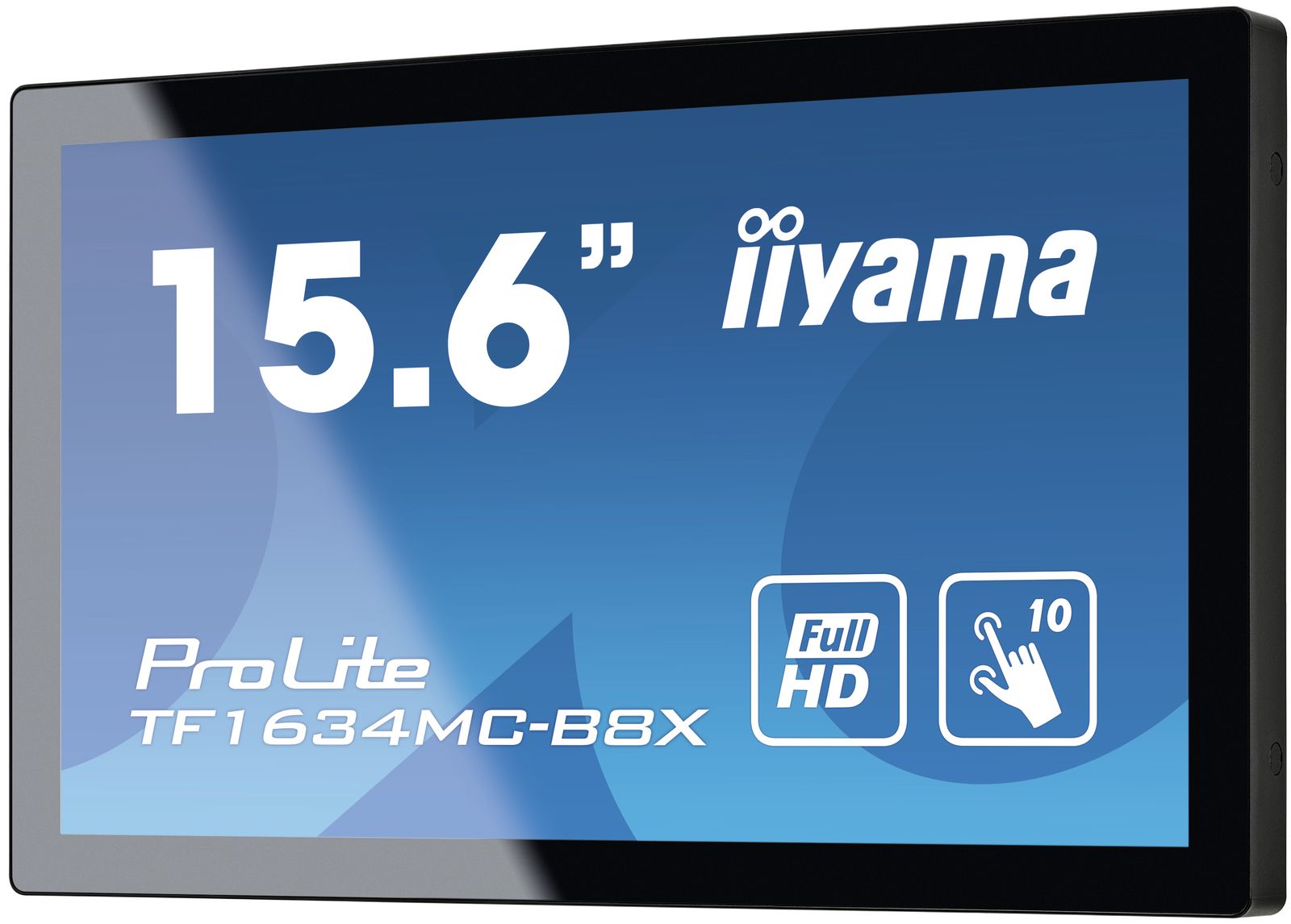 IIYAMA 15,6 PCAP TOUCH 1920X1080, DISPLAYPORT, HDMI, VGA