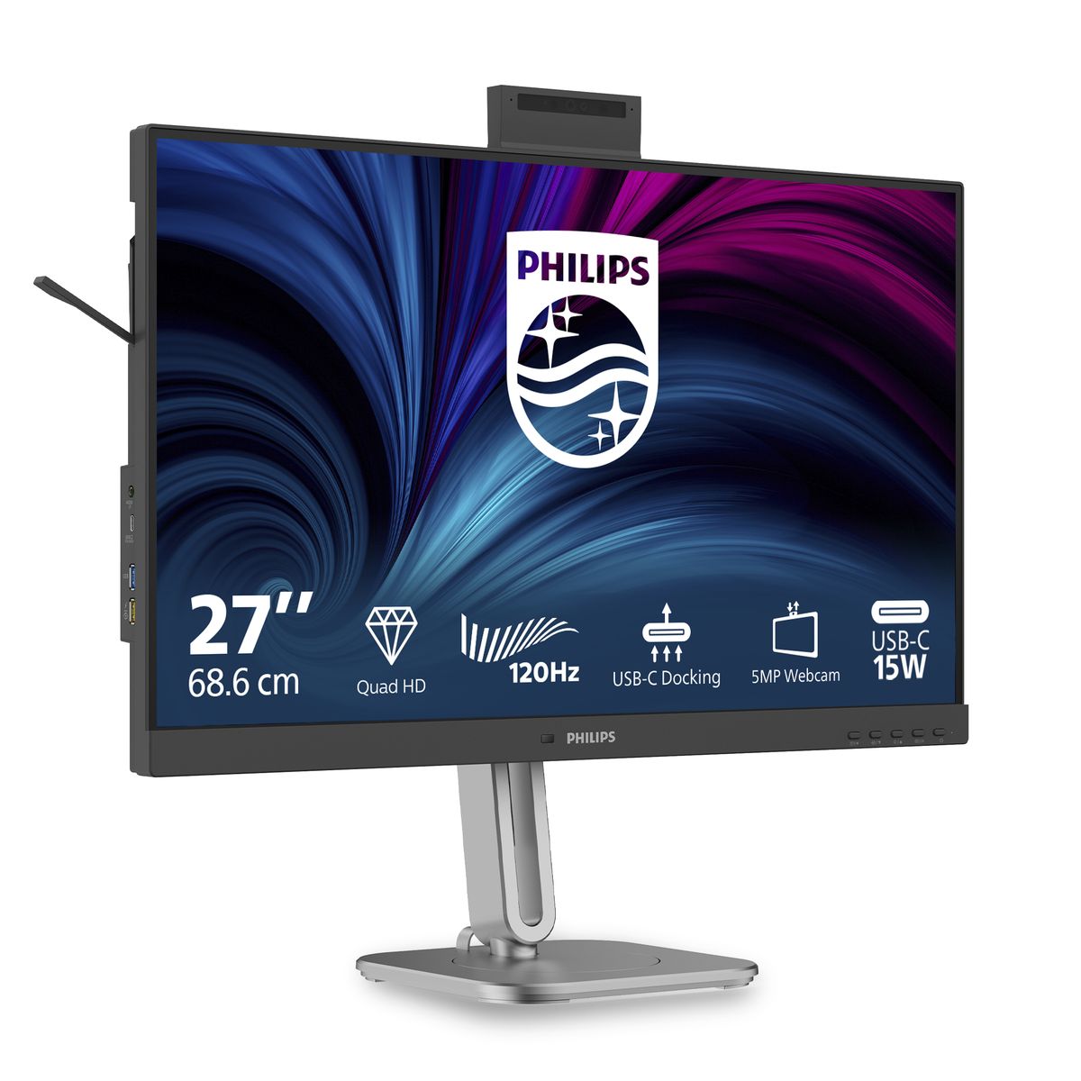 PHILIPS 27 16:9 IPS WLED 2560x1440 120Hz HDMI DP USB