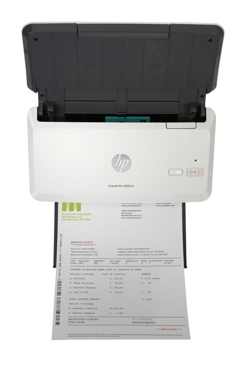 HP INC. HP SCANJET PRO 3000S4 600 USB ADF FR 40PPM 1YW