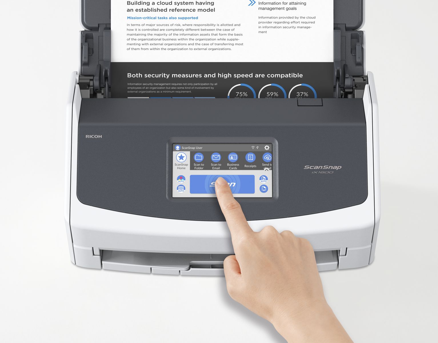 SCANSNAP IX1600  (Inclusa garanzia 3 anni) [IMAGE 9]