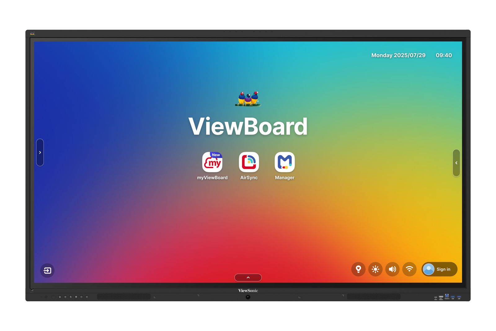 VIEWSONIC 86 4K, ANDROID 16 EDLA, TOUCH, 8G RAM/128GB