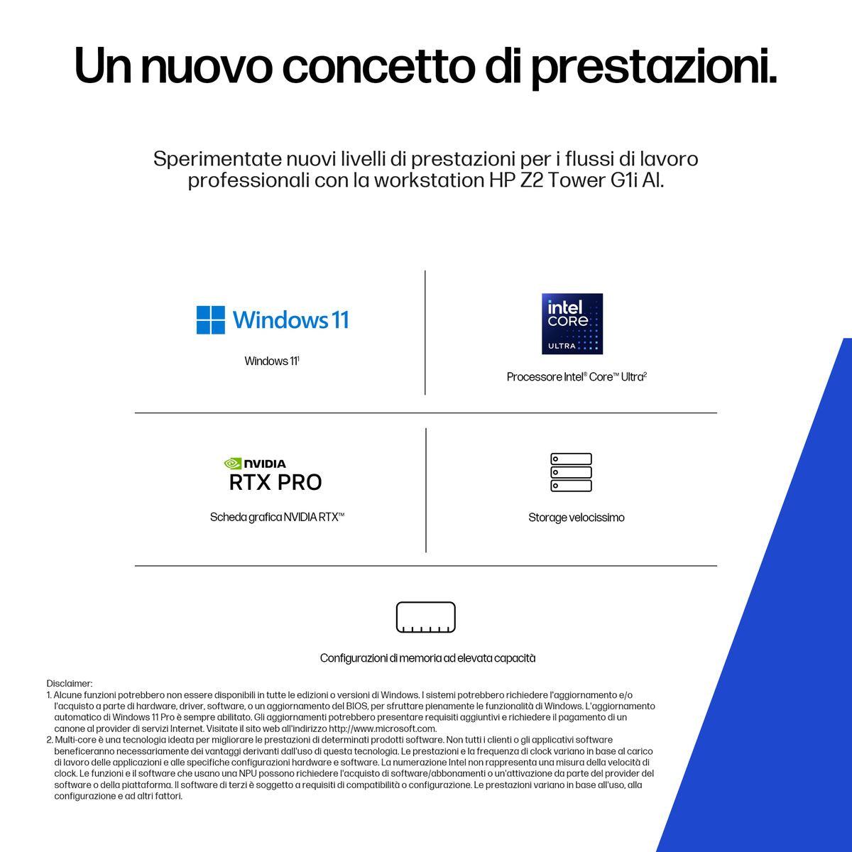 HP INC. Z2 TWR G1I ULTRA 7 265K 32/1 RTX 4000 WIN11P 3YW