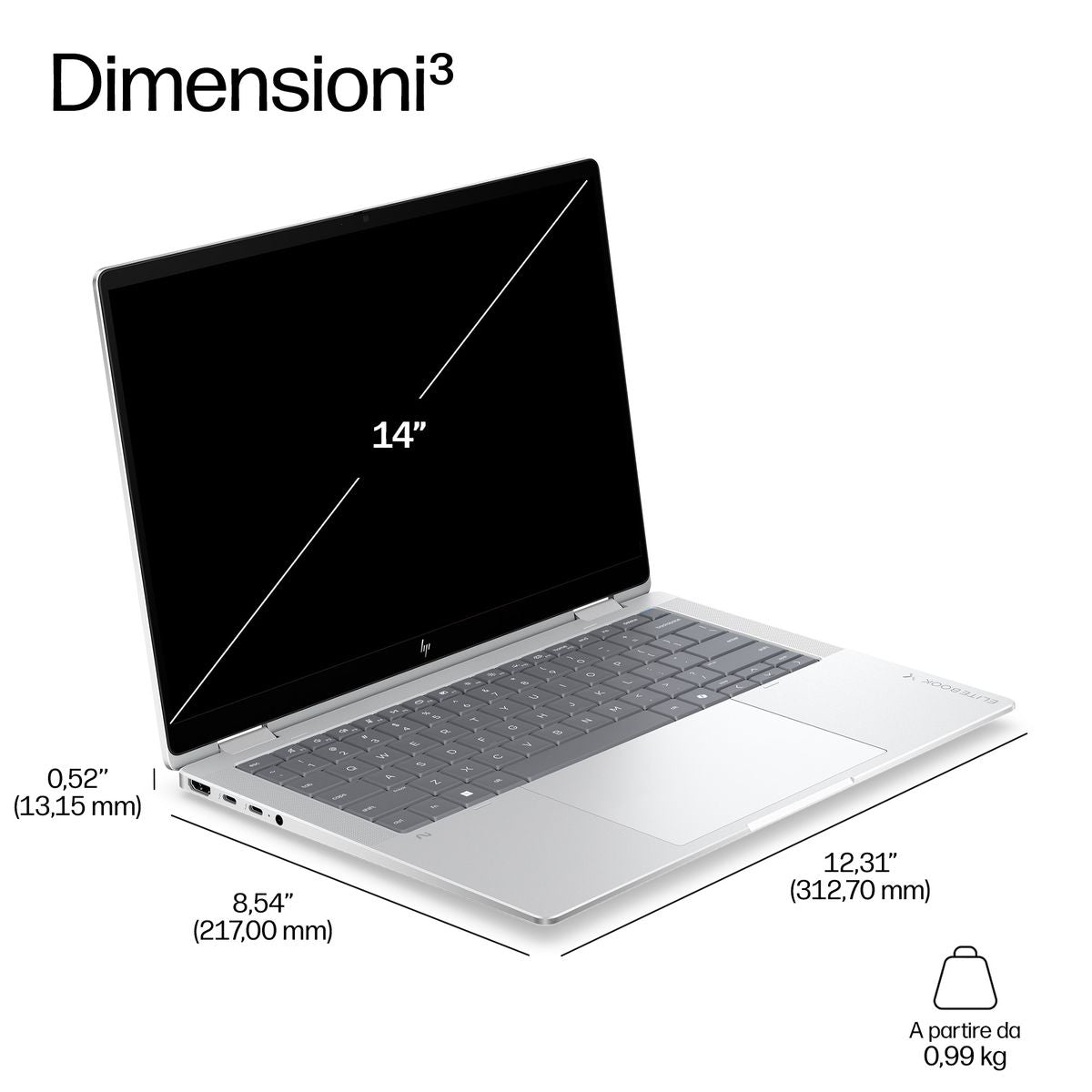 HP INC. EB XG2I UX7-358H 14OLED 32/1 W11P 3YOFF SILVER