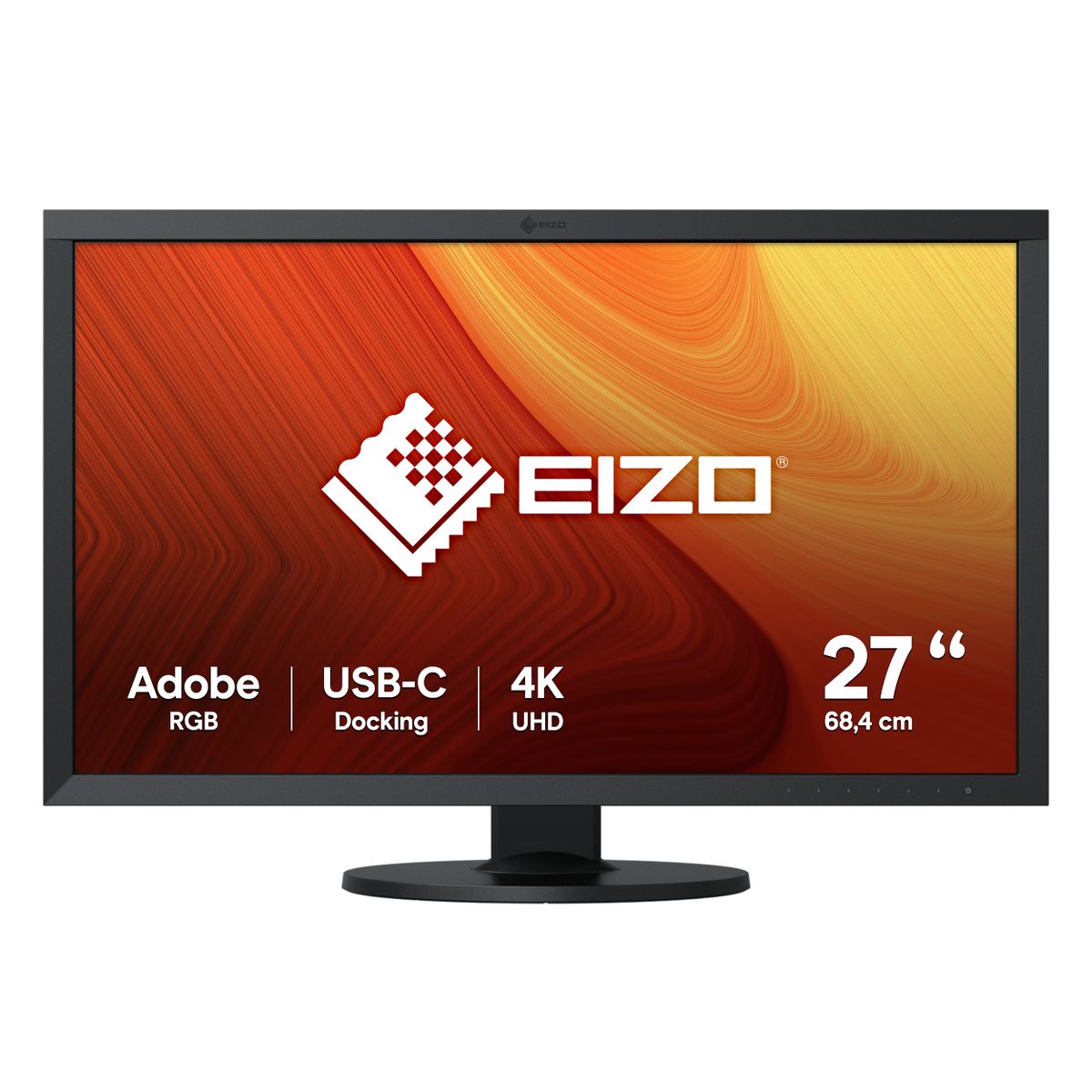 EIZO 27 IPS 3840X2160 USB C DP HDMI PIVOT WARRANT 5Y