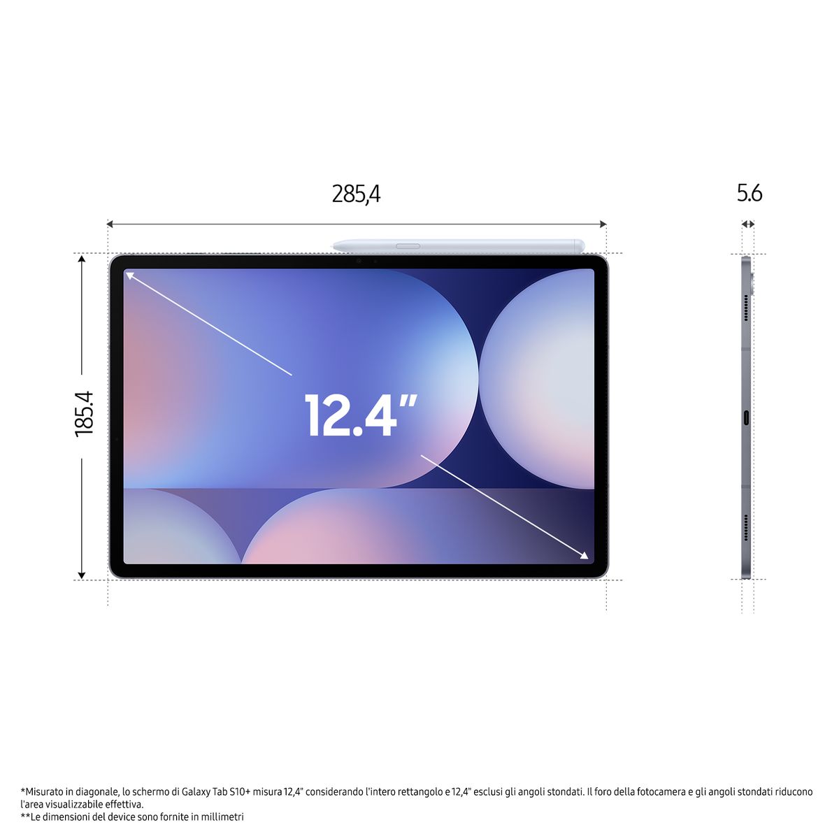 SAMSUNG GALAXY TAB S10+ 12.4 12GB/256GB 5G GRAY
