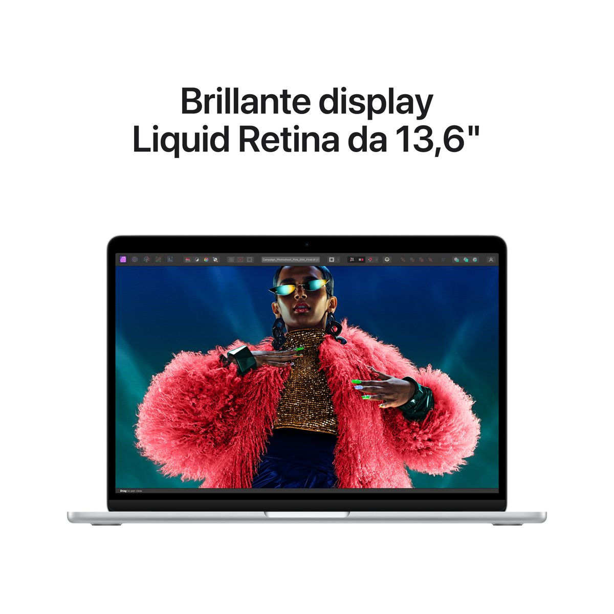13 MACBOOK AIR APPLE M2 CHIP 8-CORE CPU SILVER [IMAGE 5]