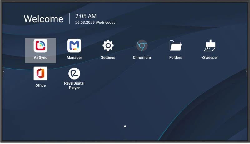 VIEWSONIC 55 LED , 3840X2160, 500 NITS, ANDROID 14