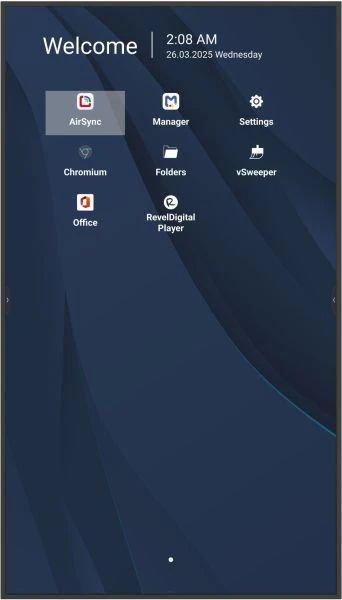 VIEWSONIC 55 LED , 3840X2160, 500 NITS, ANDROID 14