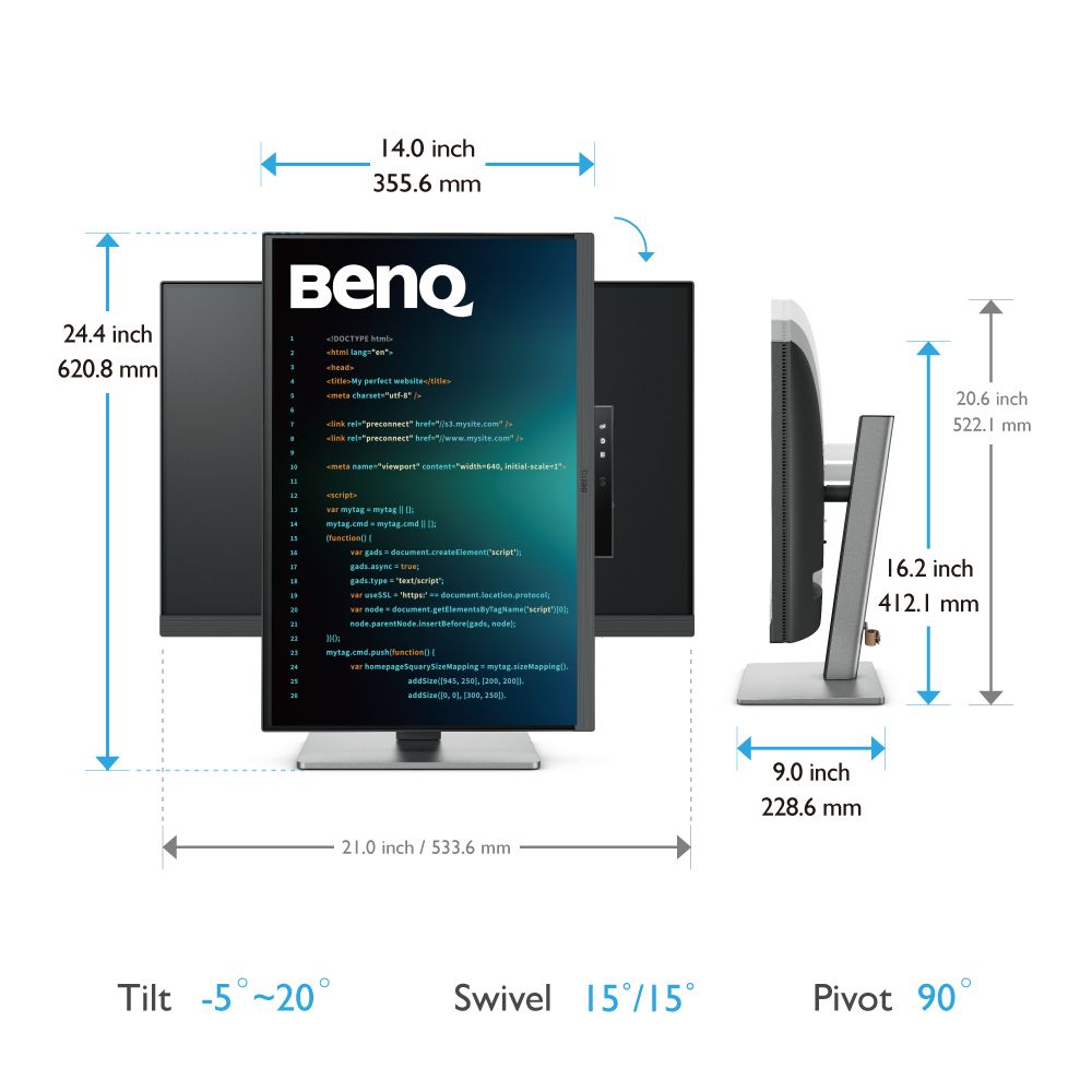 BenQ 24.1 IPS, 16:10, 2560X1600