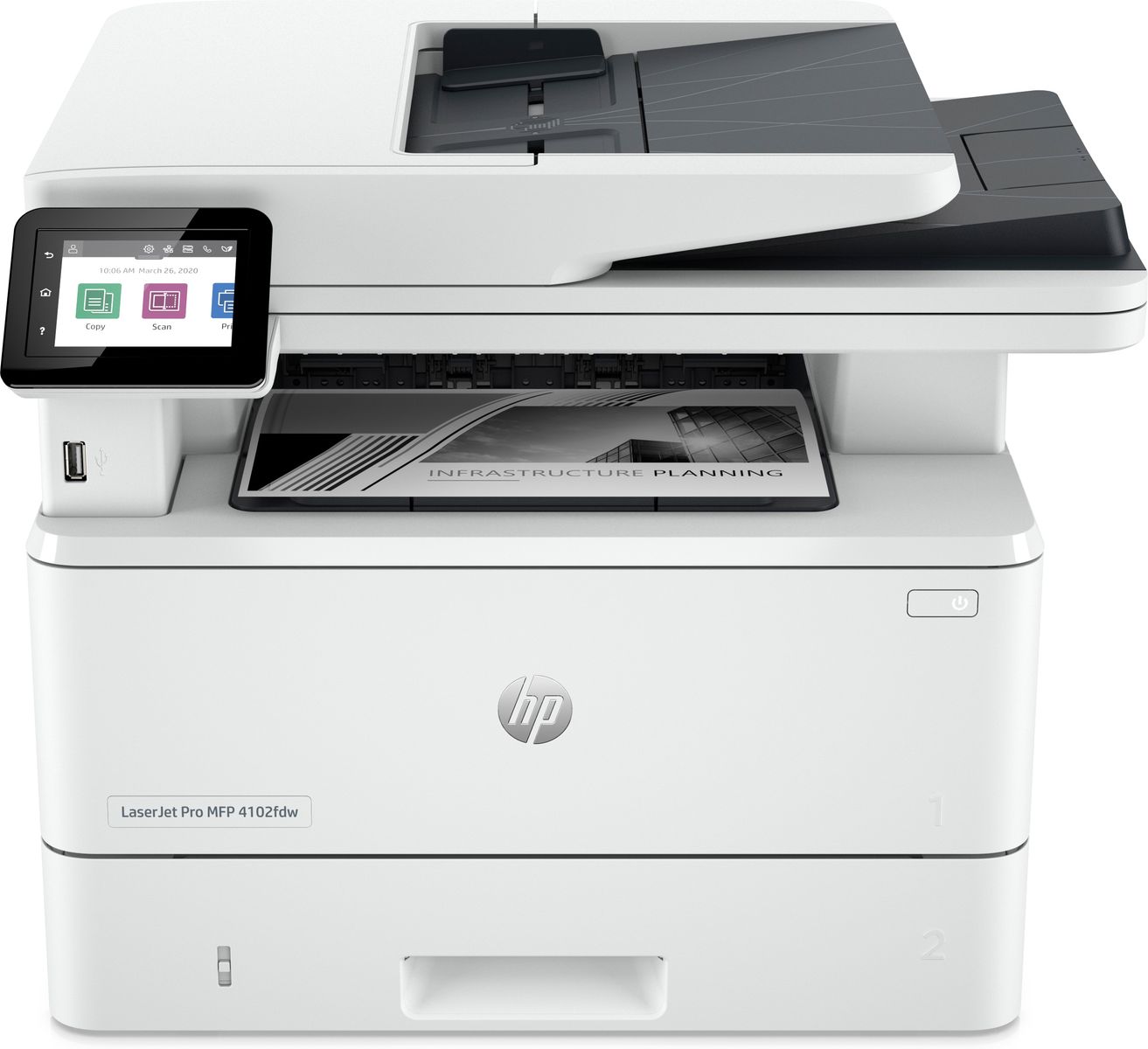 HP LJ PRO MFP 4102FDW FAX 40PM ETH WIFI USB FR 1YW