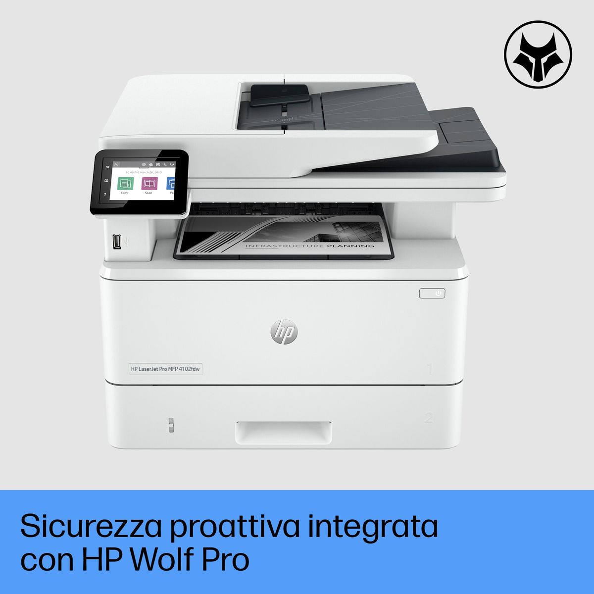 HP LJ PRO MFP 4102FDW FAX 40PM ETH WIFI USB FR 1YW