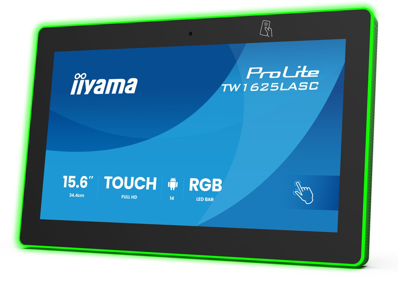 IIYAMA 15,6 RGB LED Android 14+GMS TOUCH 1920x1080 IPS