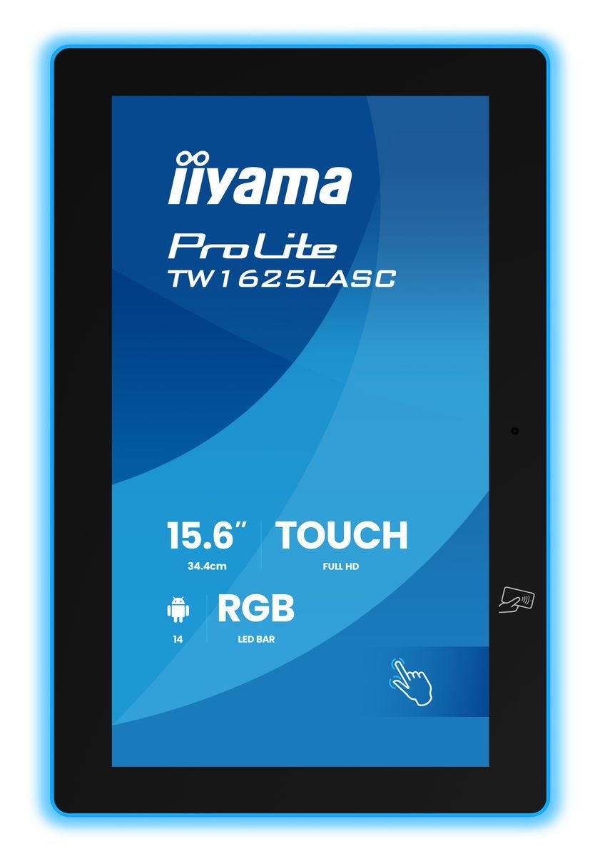 IIYAMA 15,6 RGB LED Android 14+GMS TOUCH 1920x1080 IPS