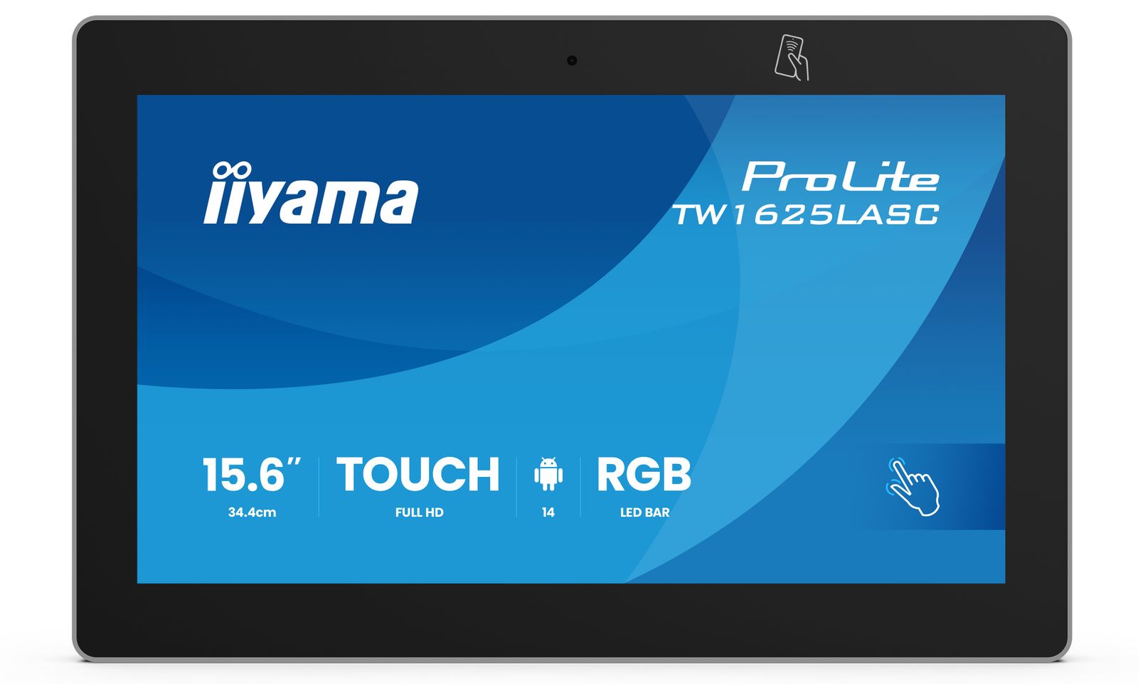 IIYAMA 15,6 RGB LED Android 14+GMS TOUCH 1920x1080 IPS