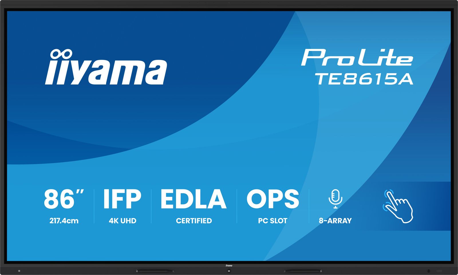 IIYAMA 86 TOUCH IFP 4K ANDROID 14 IIWARE21E MULTIMED