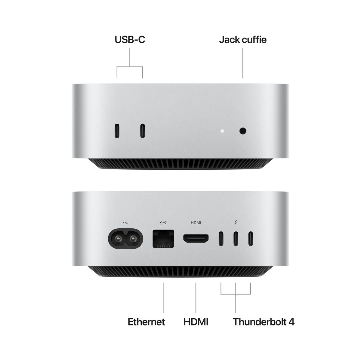 Apple MAC MINI: APPLE M4 CHIP WITH 10-CORE CPU AND 10
