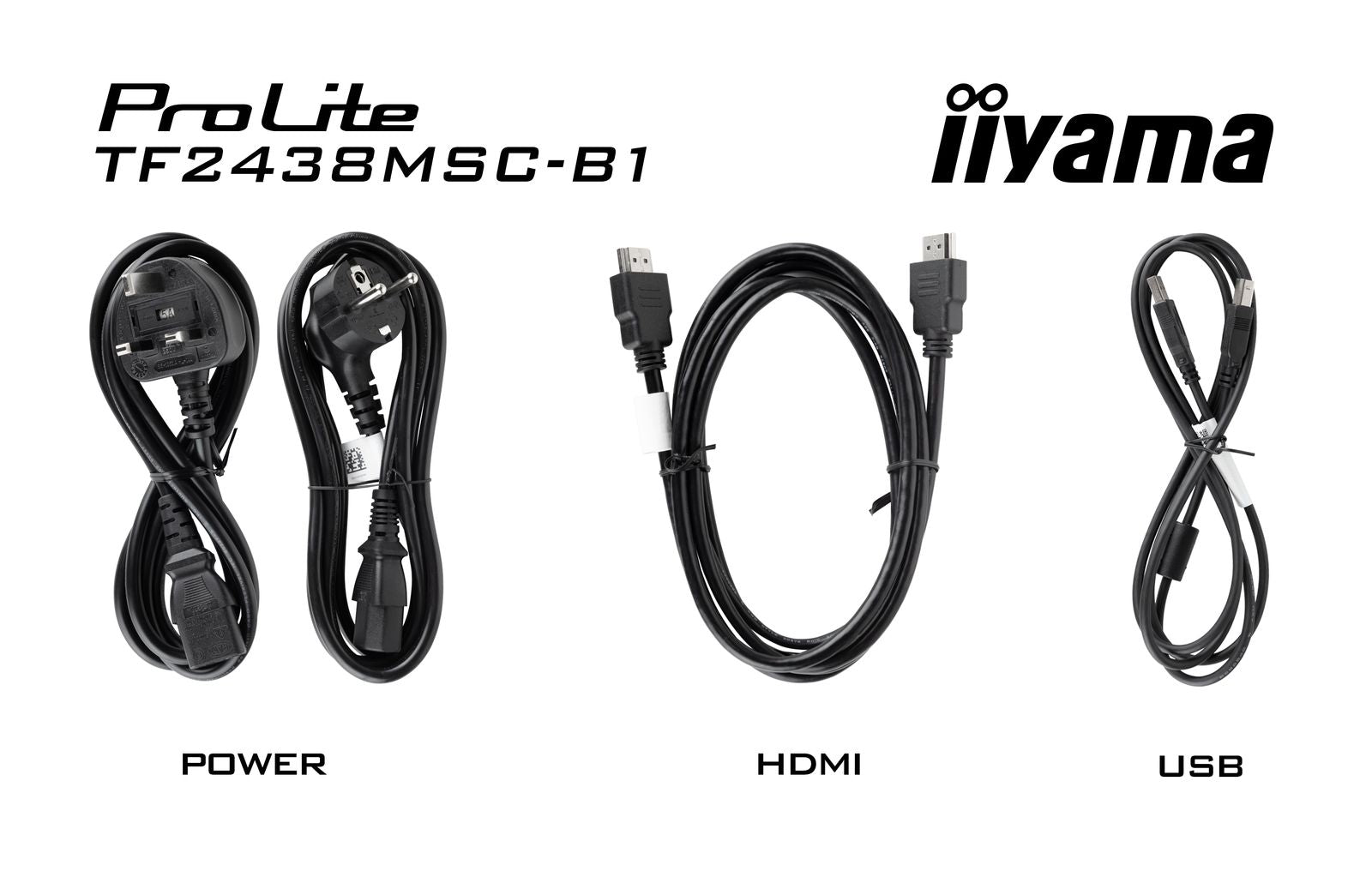 IIYAMA 23,8 10P Touch 1920x1080, IPS DP HDMI 525cd/m²