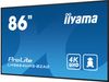 IIYAMA 86 3840x2160, UHD IPS DLED panel
