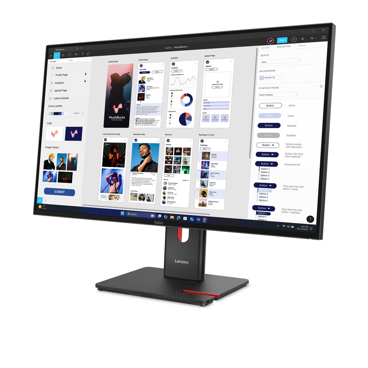LENOVO TS THINKVISION T32UD-40 31.5 IPS HDMI,DP,USB-C,ETH