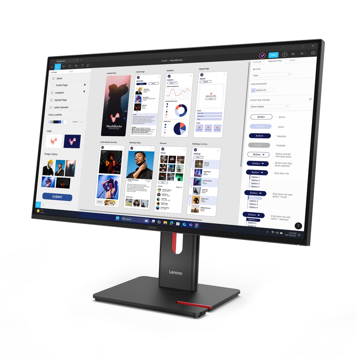 LENOVO TS THINKVISION T32UD-40 31.5 IPS HDMI,DP,USB-C,ETH