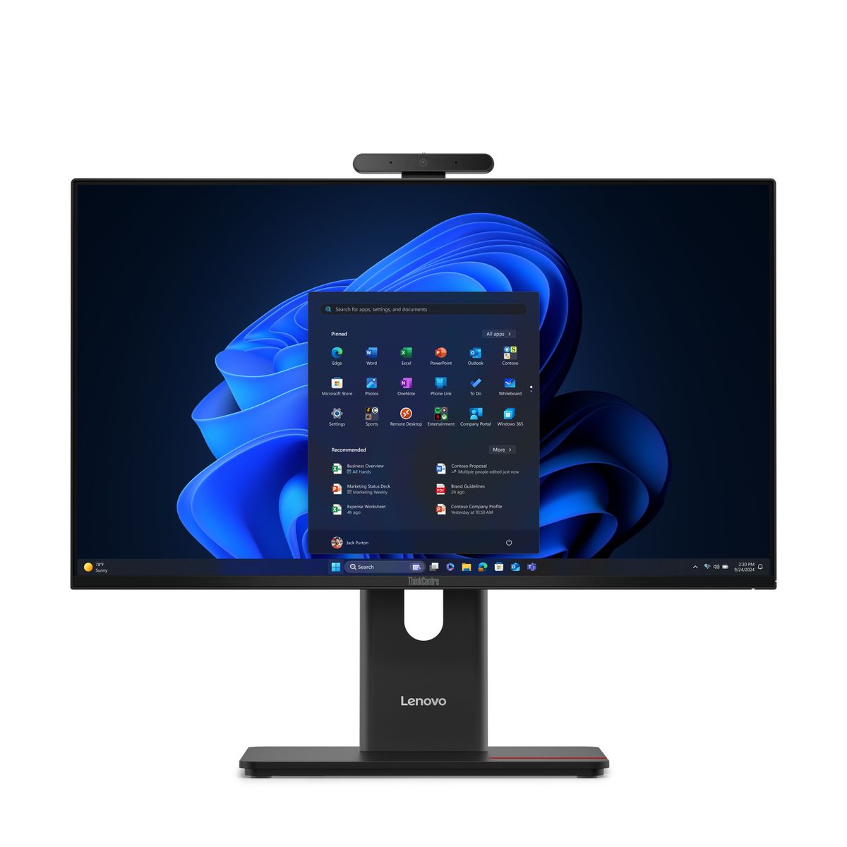 LENOVO TS M70A COREU5-225T 16GB 512GB 23.8 WLAN W11P 1YOS