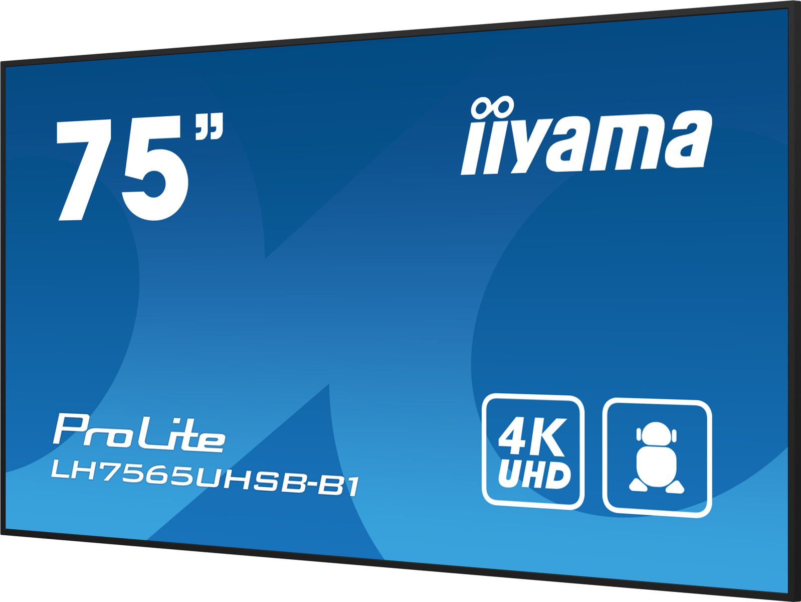 IIYAMA 75 LCD UHD 800cd/m2 android wifi 24/7 hdmi dp