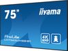 IIYAMA 75 LCD UHD 800cd/m2 android wifi 24/7 hdmi dp