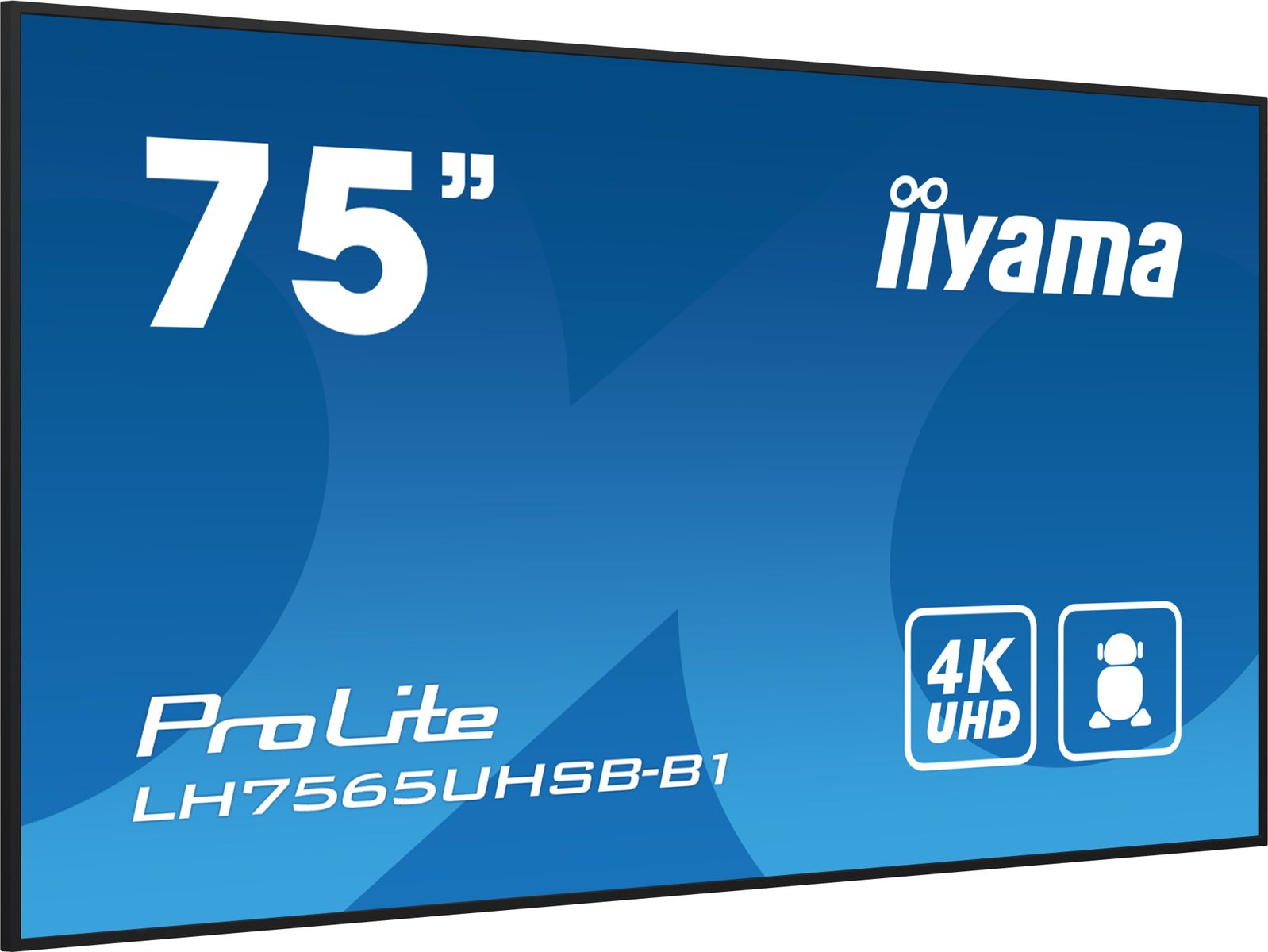 IIYAMA 75 LCD UHD 800cd/m2 android wifi 24/7 hdmi dp