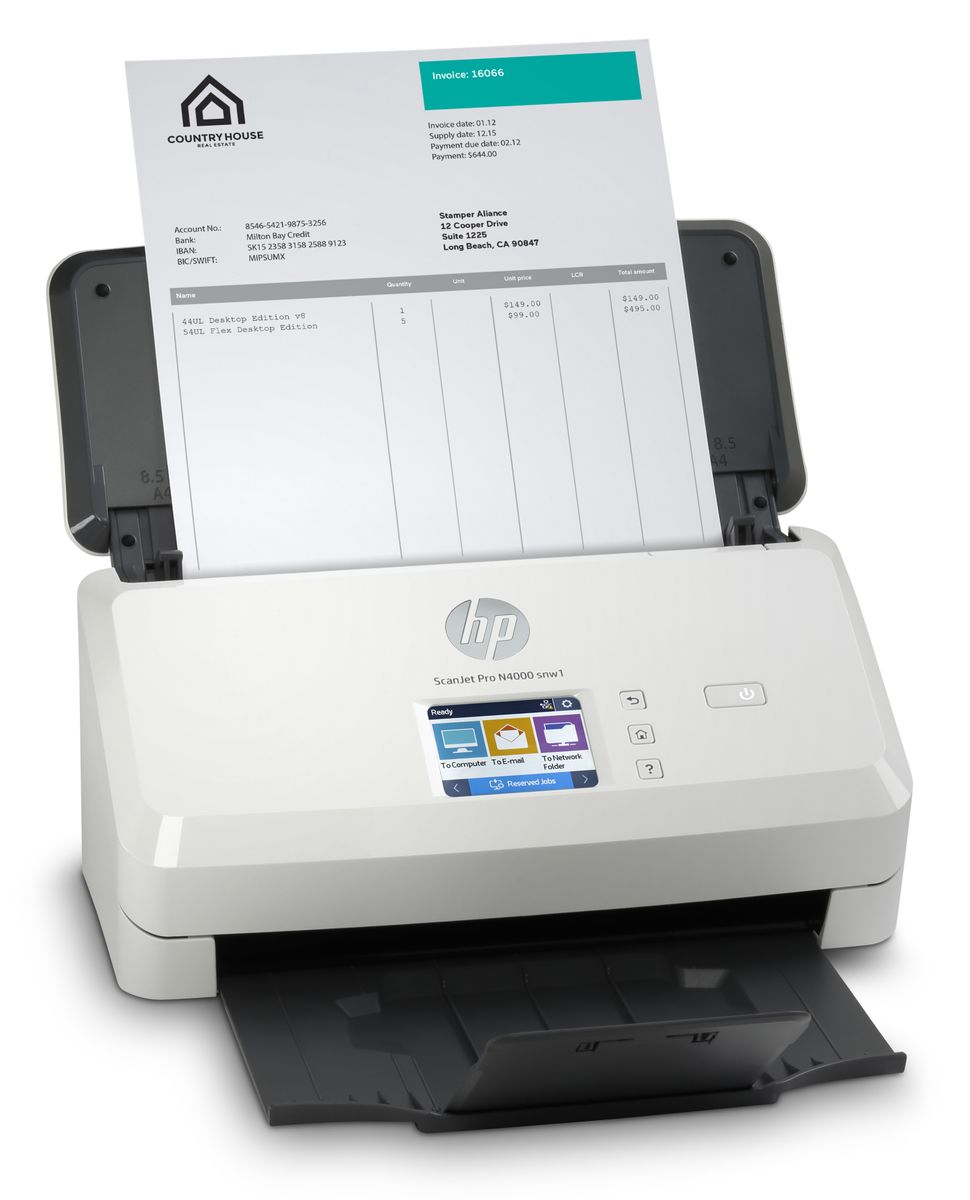 HP INC. HP SCANJET PRO N4000SNW1 600 E/W/U ADFFR 40PPM 1YW