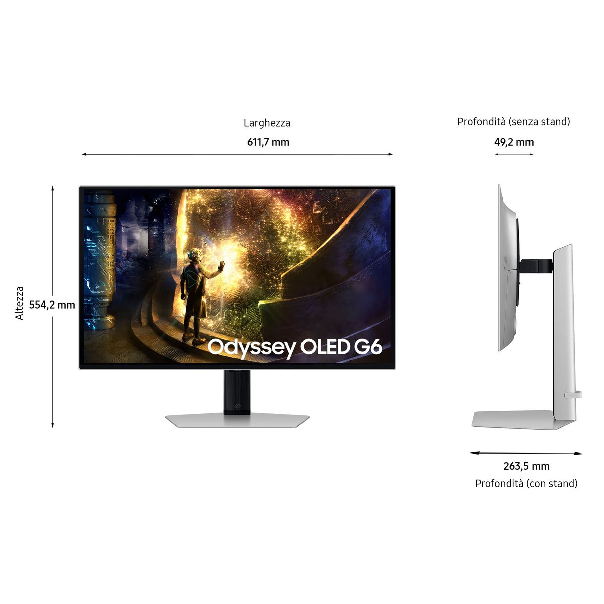 S27DG61   MONITOR GAMING, QHD, OLED, 240HZ [IMAGE 2]