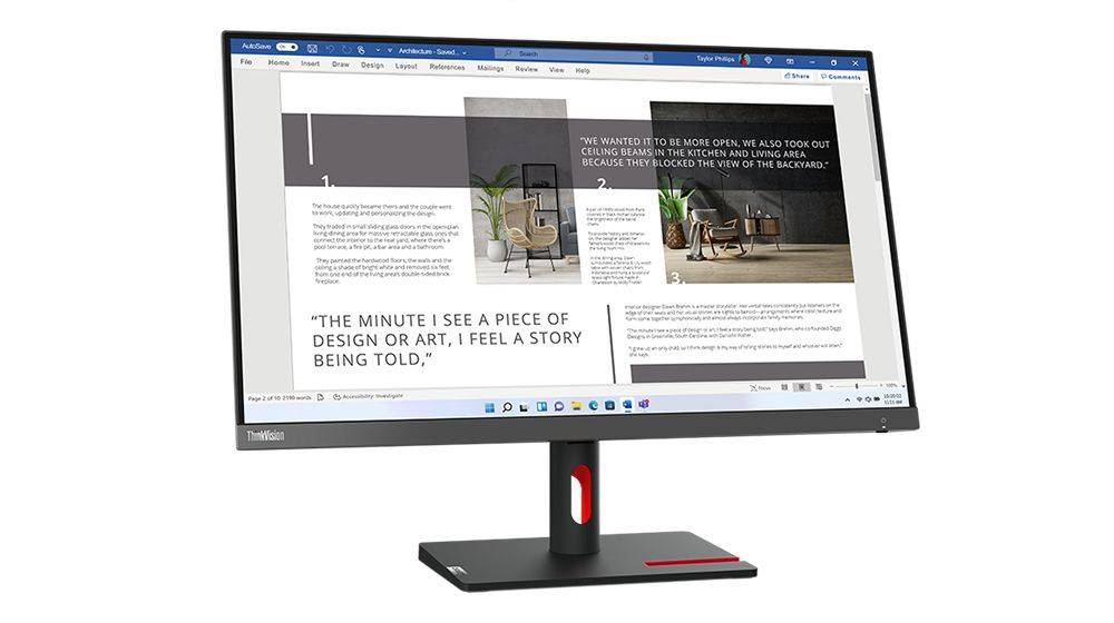 TS THINKVISION S27I-30 27FHD IPS VGA,2XHDMI [IMAGE 1]