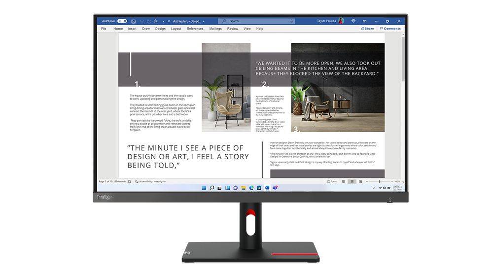 TS THINKVISION S27I-30 27FHD IPS VGA,2XHDMI [IMAGE 3]