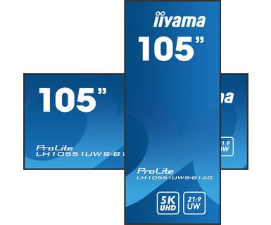 IIYAMA 105 UW, 5120x2160 UW5K ips HDMI DP USB-C