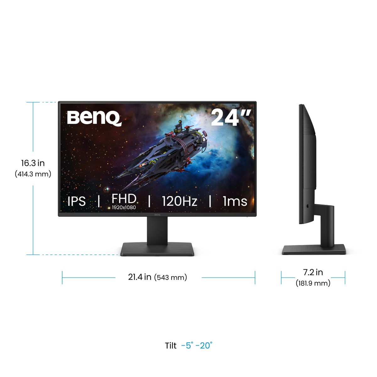 BENQ 23.8W(IPS,120HZ,LBL+)