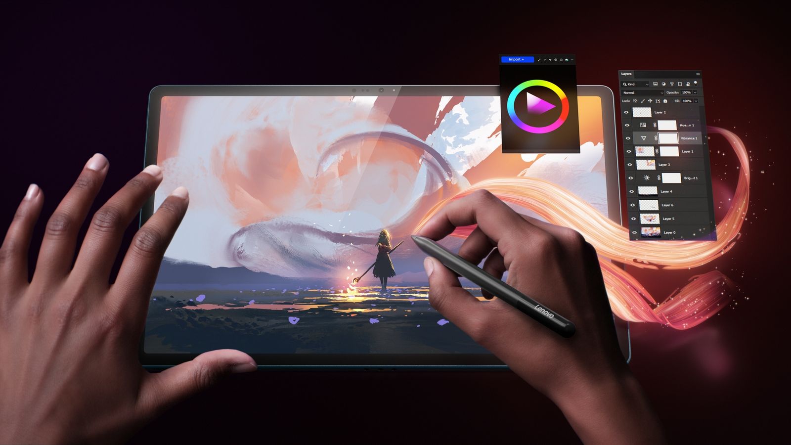 LENOVO YOGA TAB PLUS SNAPDRAGON8 AI 16G 256GB WIFI KB+PEN