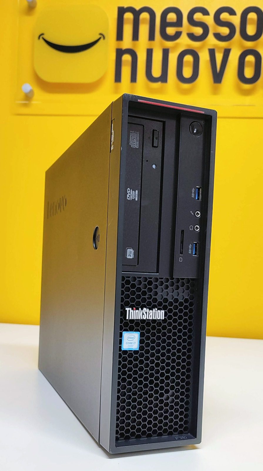 Lenovo ThinkStation P310 SFF Workstation | Intel Core i7-6700 | Ram 32Gb | SSD 512Gb | Windows 10 Pro DVD La workstation compatta ed affidabile
