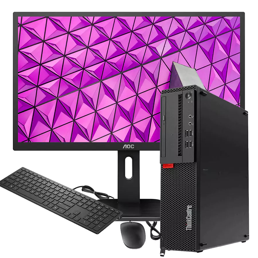 Bundle Lenovo Thinkcentre M910s - AOC 22P1W - Kit Mouse e tastiera