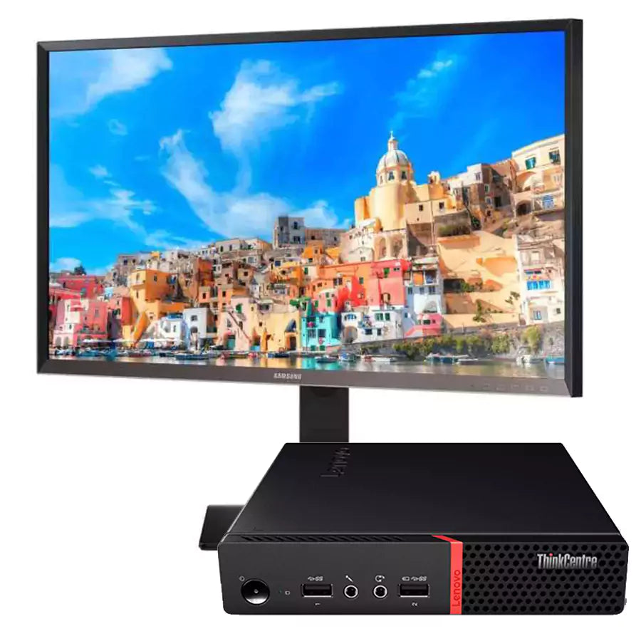 Lenovo ThinkCentre M715Q Tiny + Samsung S32D850T 