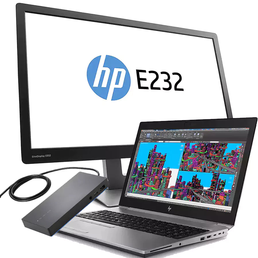 HP Zbook 15 G5 + Monitor + Docking Station