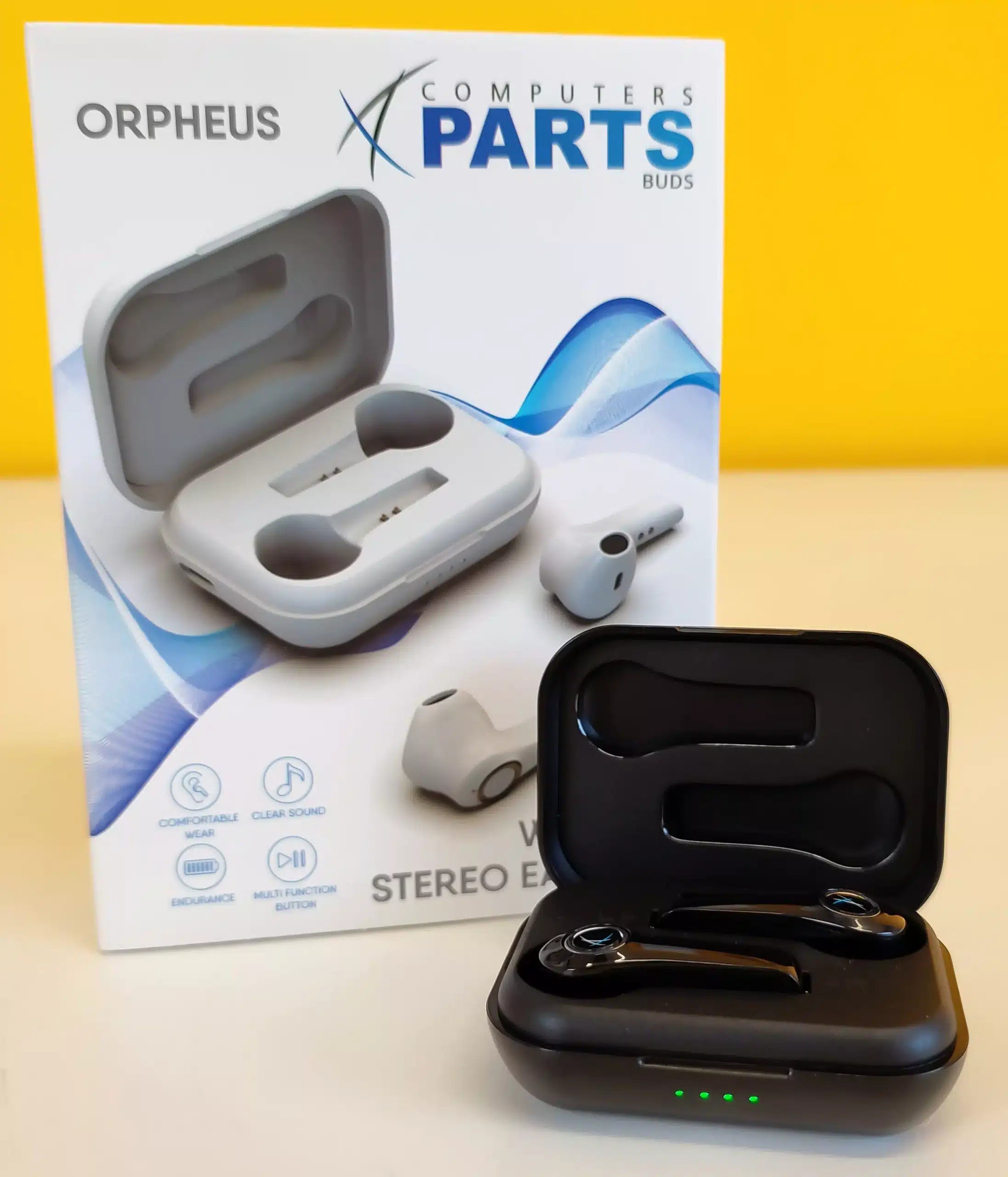 Orpheus Auricolari Wireless Stereo Bluetooth Cuffie Ascolta la tua musica preferita in alta qualità e senza fili