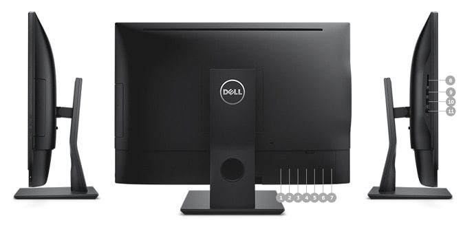 PC DELL OPTIPLEX 7440 ALL IN ONE - Intel Core i7 6700  8GB 256GB SSD 23.8" FullHD Touch Screen Windows 10 Professional